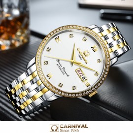 Đồng Hồ Cơ Lộ Máy Cao Cấp Chính Hãng Carnival Mẫu CAV17